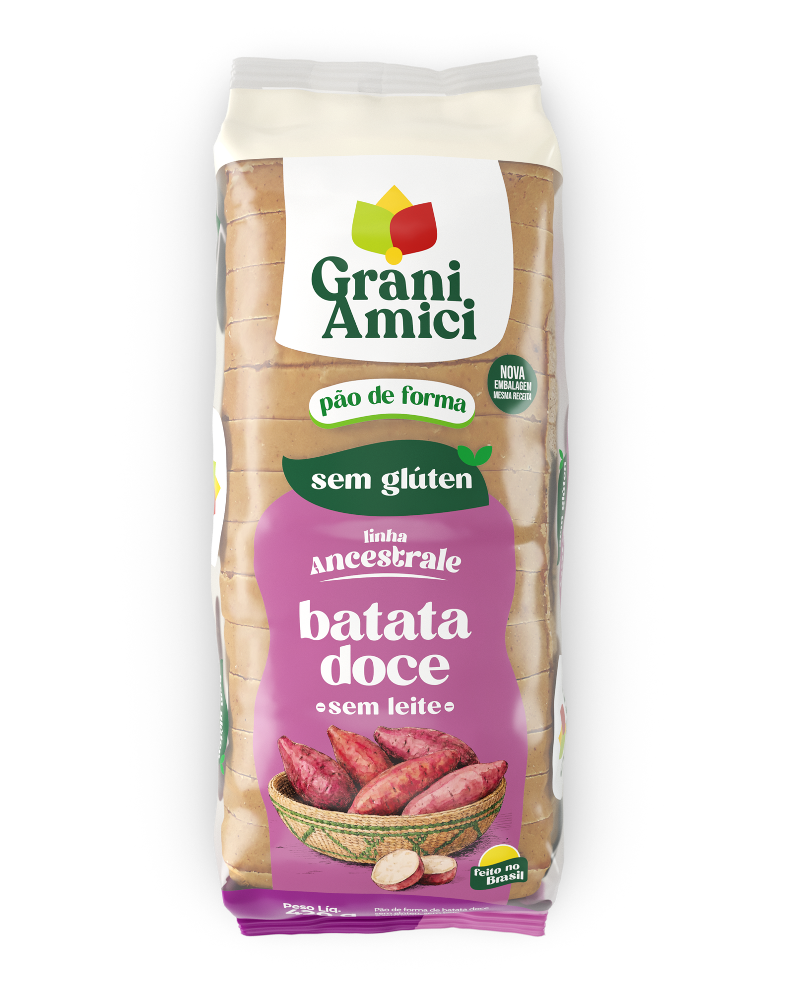 Pão de Forma-Batata Doce