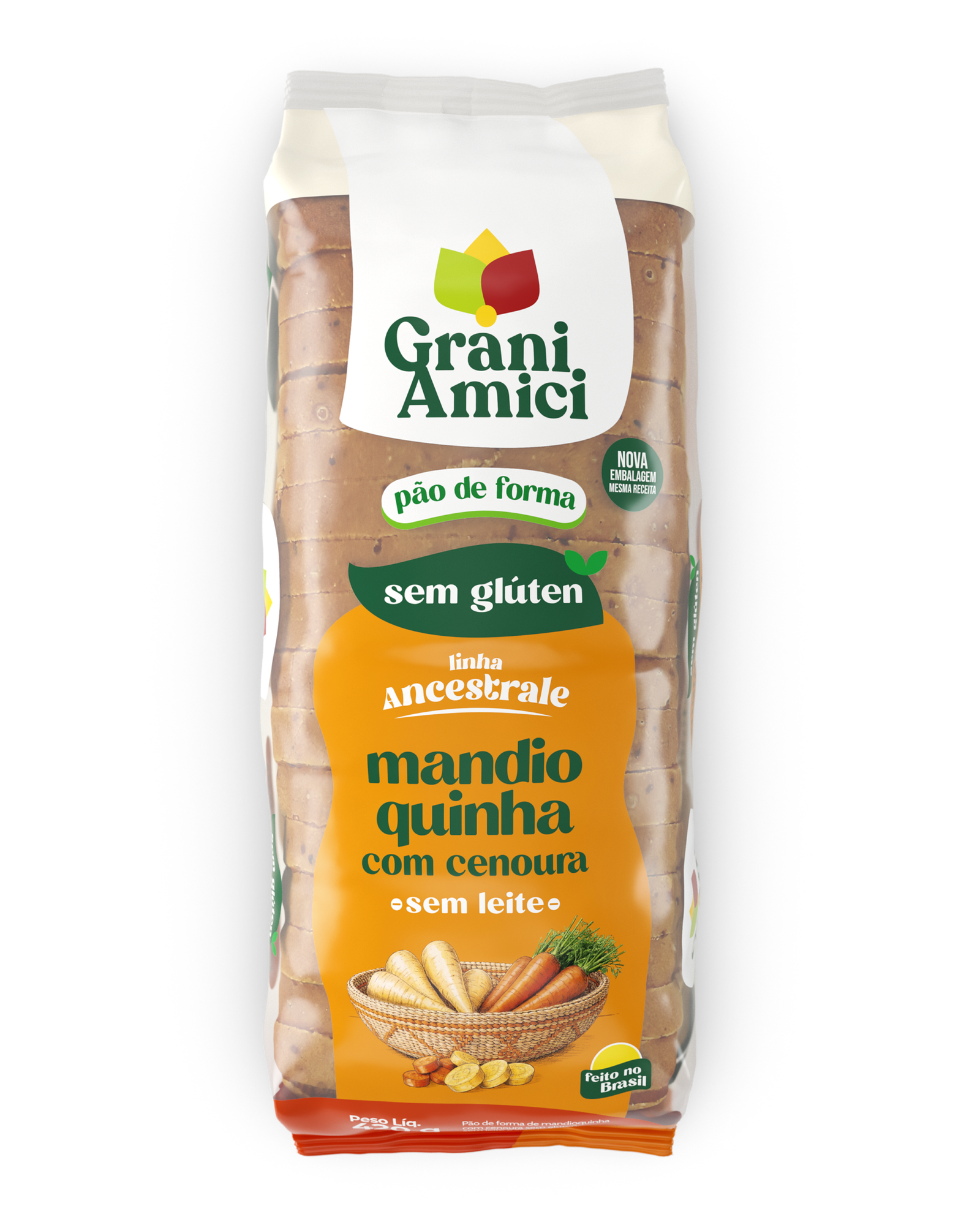 Pão de Forma-Mandioquinha